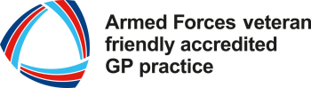 This logo reflects Spalding GP Surgery is an Armed Forces veteran friendly accredited GP practice